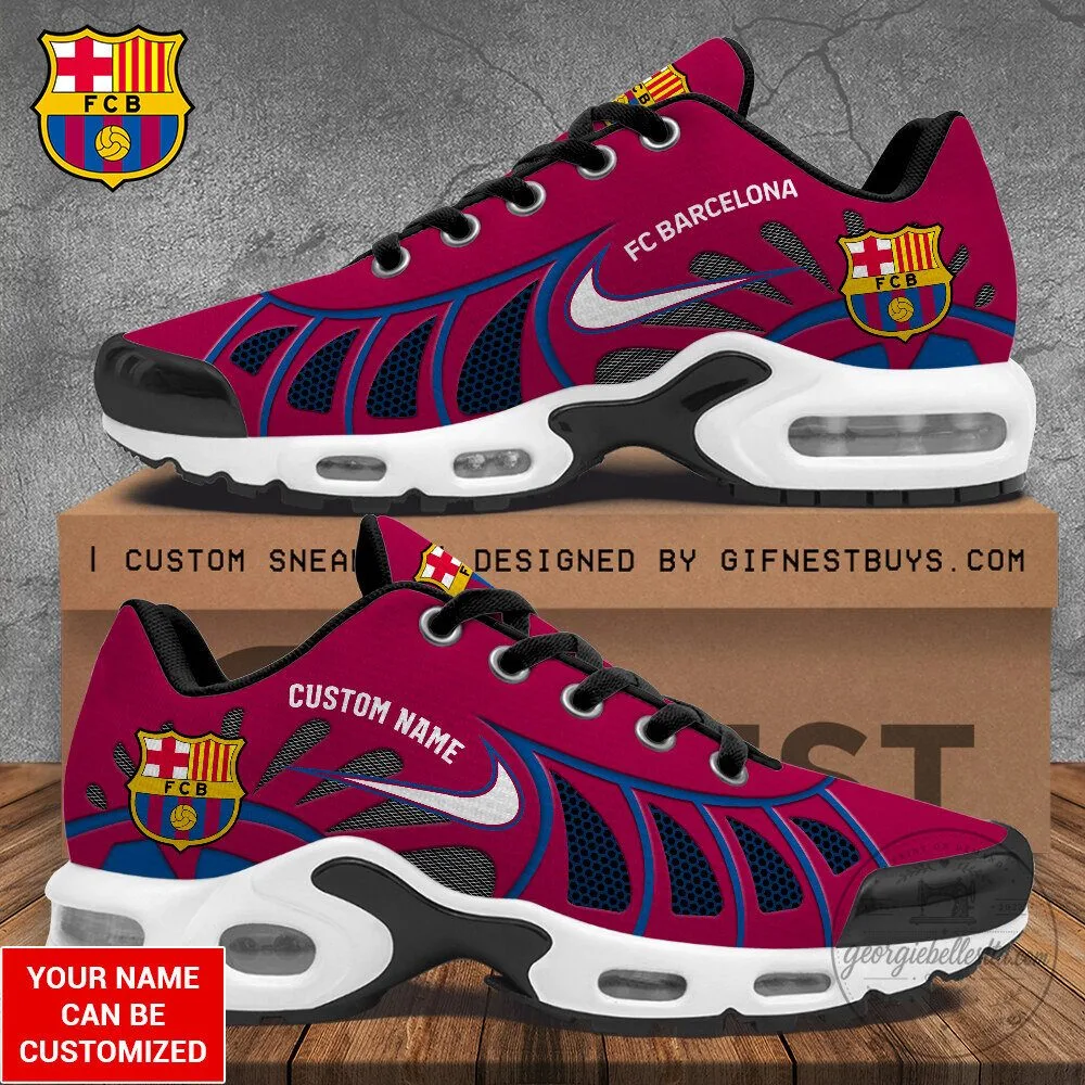 FC Barcelona Personalized Air Max Style Running Shoes