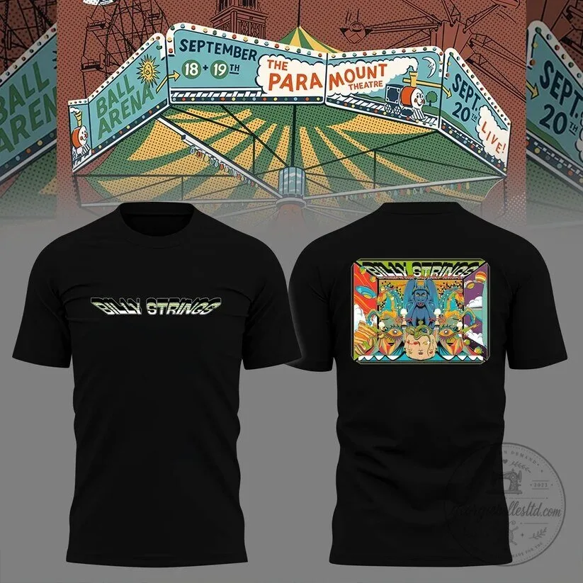 Concert T-Shirt for Billy Strings September 2026 Tour at Paramount Theatre