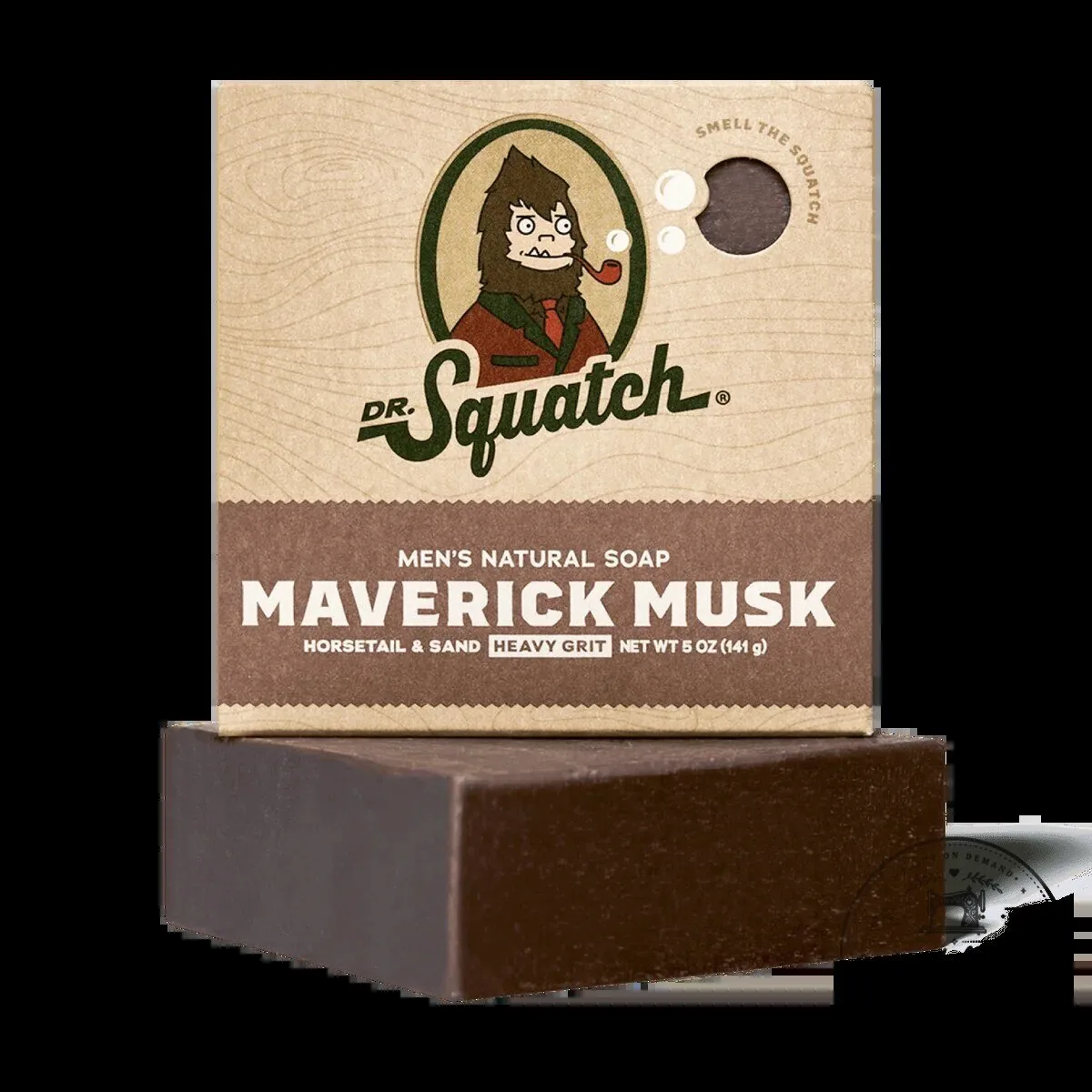 Dr. Squatch Maverick Musk Horsetail and Sand Heavy Grit Natural Soap