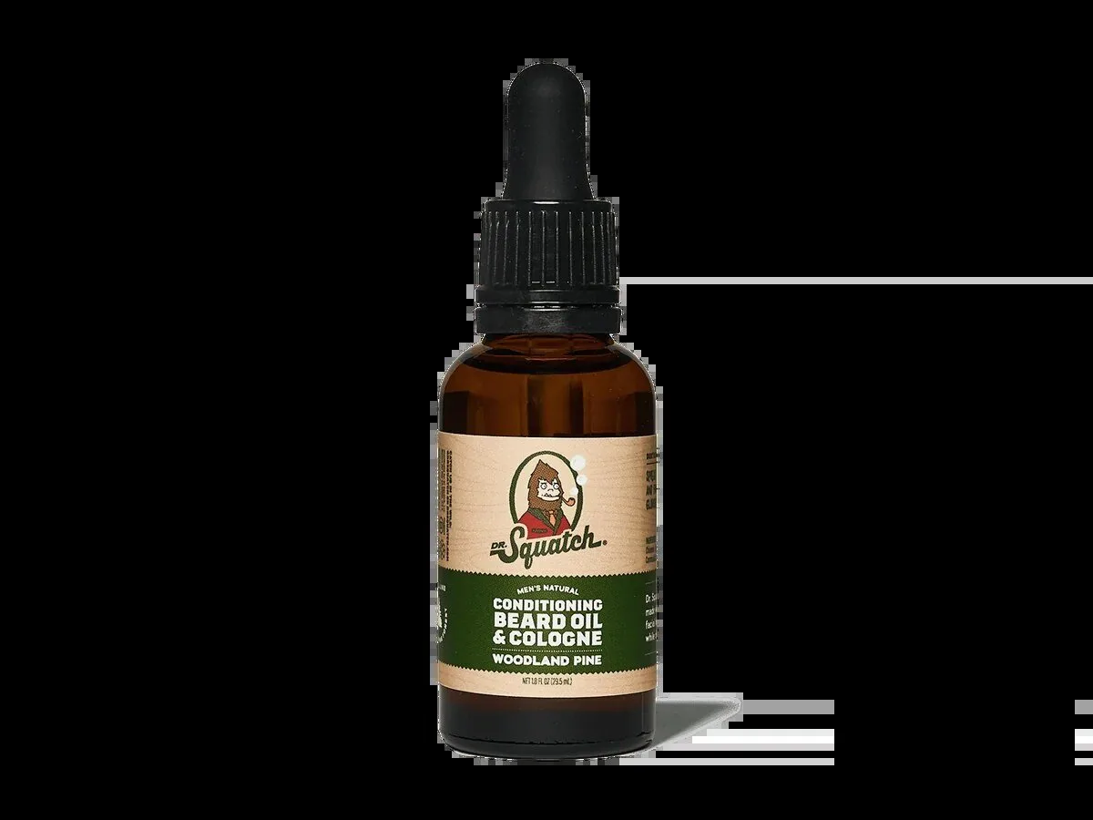 Dr. Squatch Men's Natural Conditioning Beard Oil and Cologne Woodland Pine 4 Dr. Squatch Men