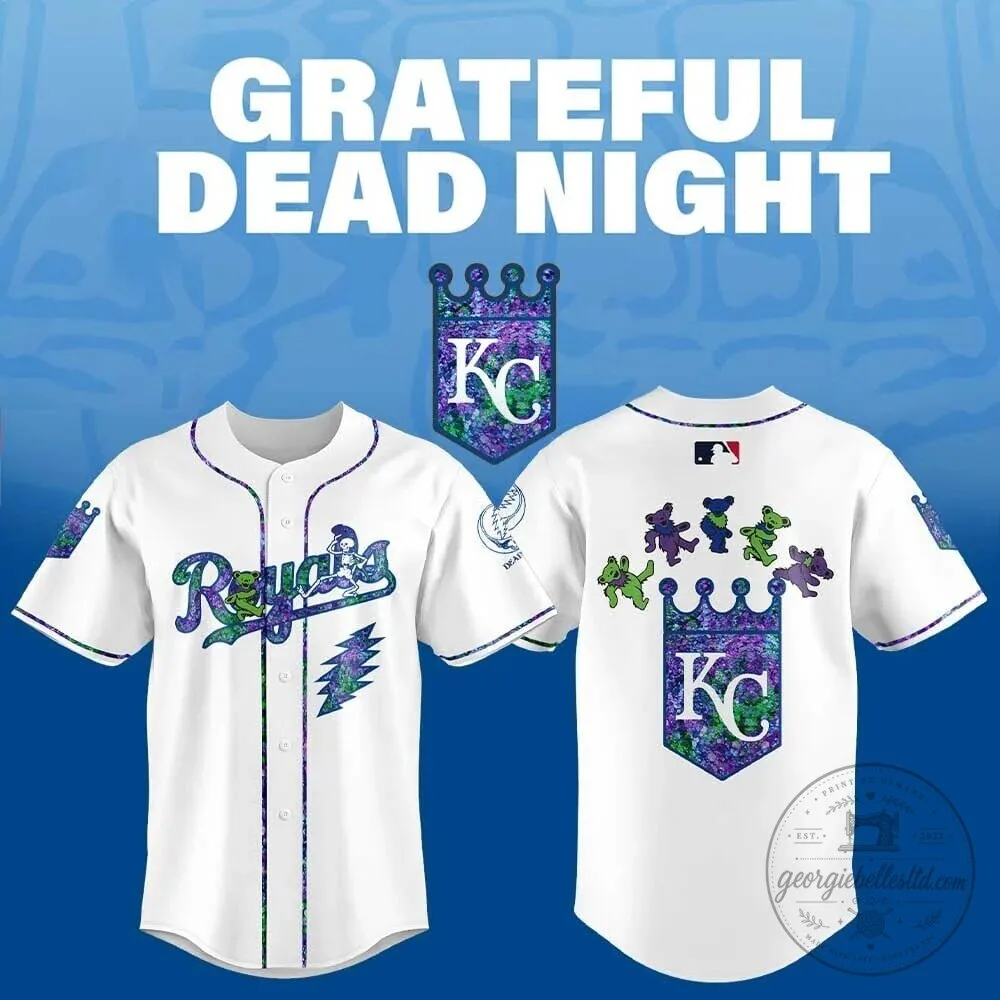 Grateful Dead Night Jersey for Kansas City Royals Fans