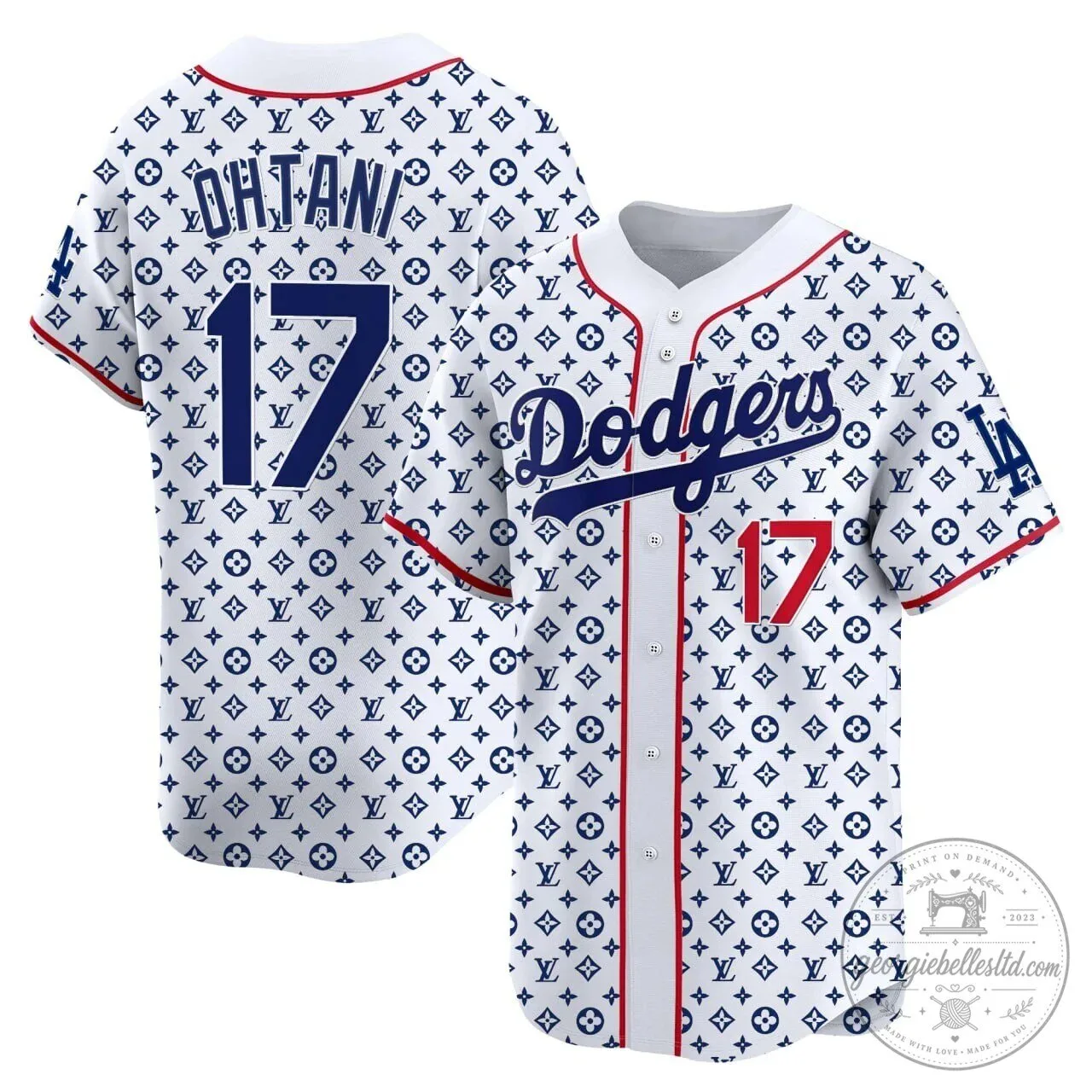 Shohei Ohtani Los Angeles Dodgers Baseball Jersey
