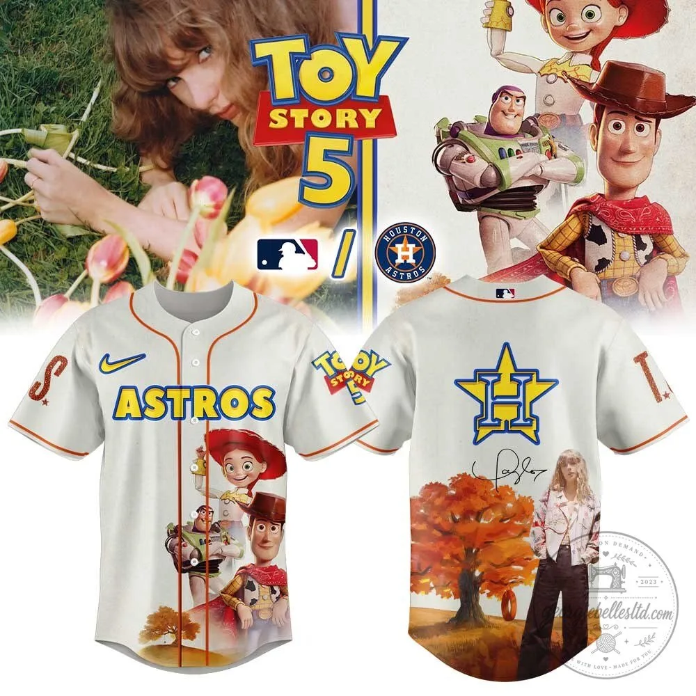 H Astros x Taylor Swift x ‘Toy Story 5’ Baseball Jersey 1 H Astros x Taylor Swift x ‘Toy Story 5’ Baseball Jersey