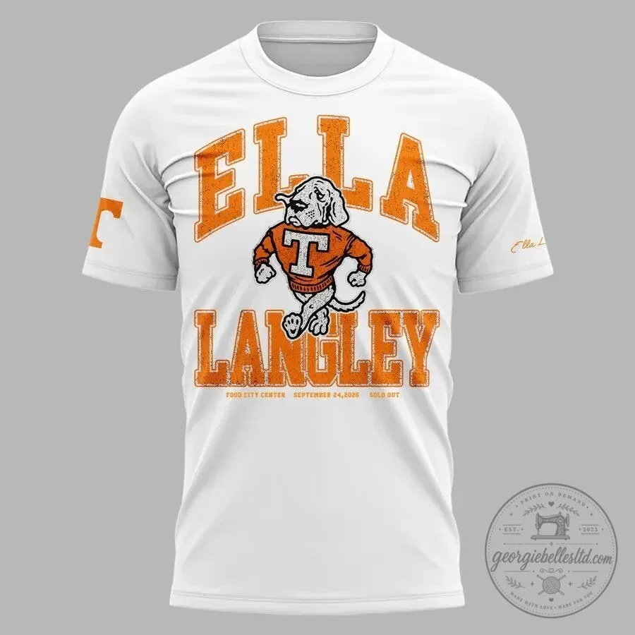 Ella Langley The Dandelion Tour Choosin' Knoxville Tennessee Volunteers T-Shirt 7 Ella Langley The Dandelion Tour Choosin