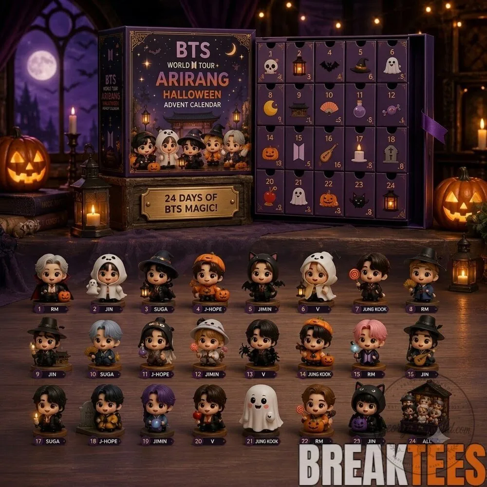 BTS World Tour Arirang Halloween Advent Calendar with 24 Mini Figures 3 BTS World Tour Arirang Halloween Advent Calendar with 24 Mini Figures