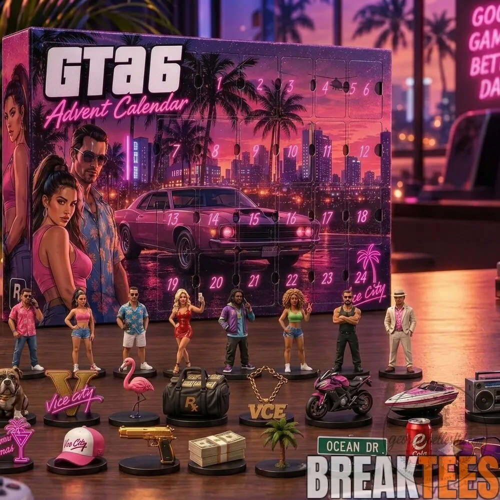 Grand Theft Auto 6 Vice City Advent Calendar Christmas Countdown Gift Set