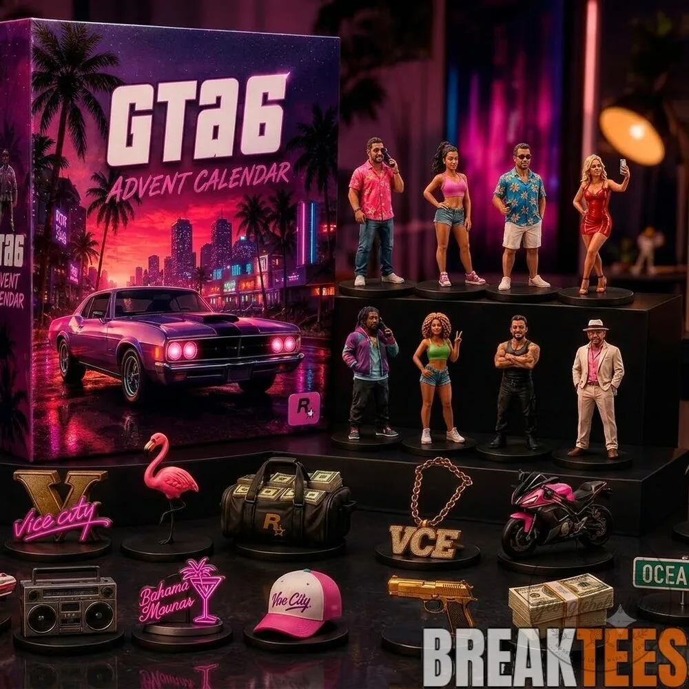 Grand Theft Auto 6 Vice City Advent Calendar Christmas Countdown Gift Set 4 Grand Theft Auto 6 Vice City Advent Calendar Christmas Countdown Gift Set