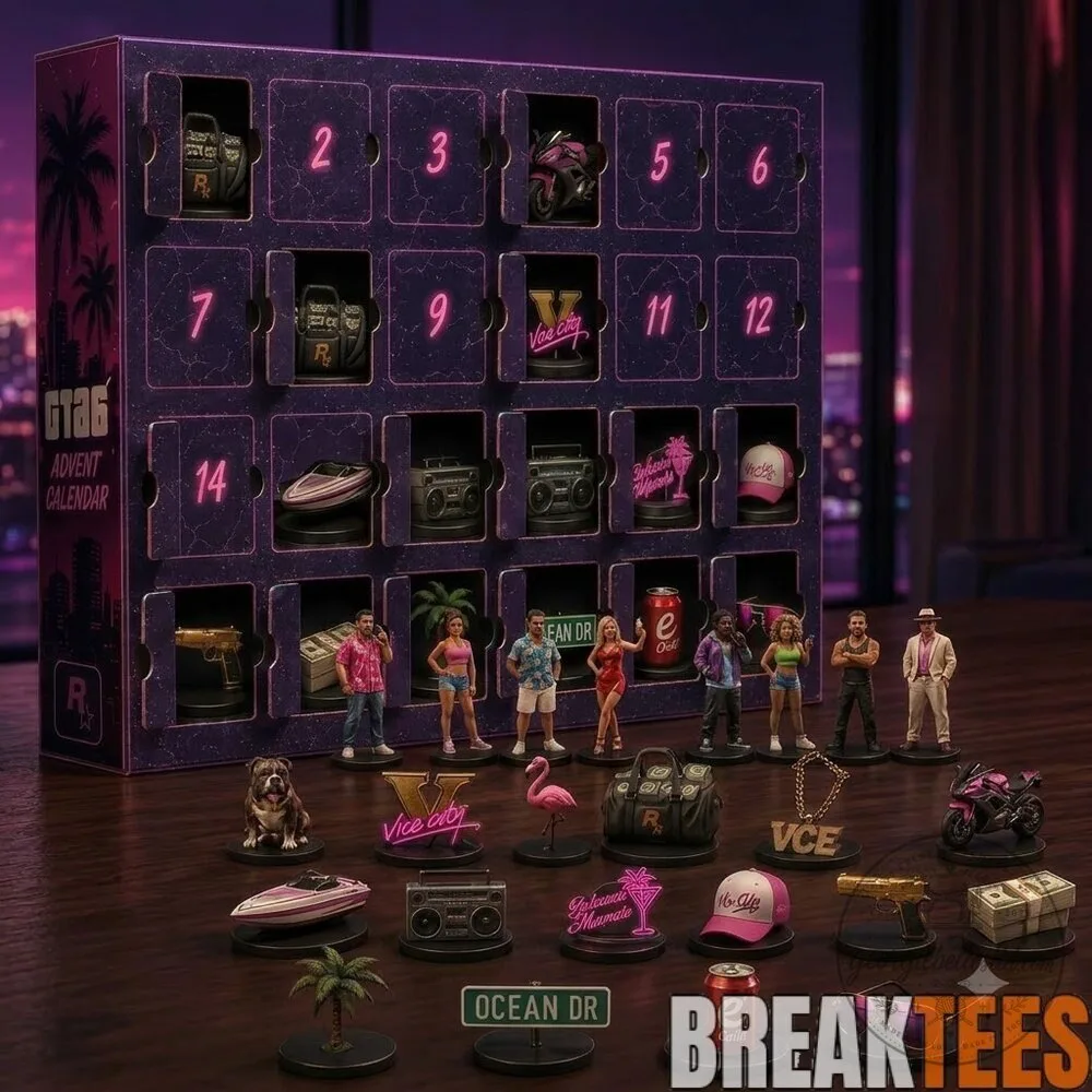 Grand Theft Auto 6 Vice City Advent Calendar Christmas Countdown Gift Set 5 Grand Theft Auto 6 Vice City Advent Calendar Christmas Countdown Gift Set