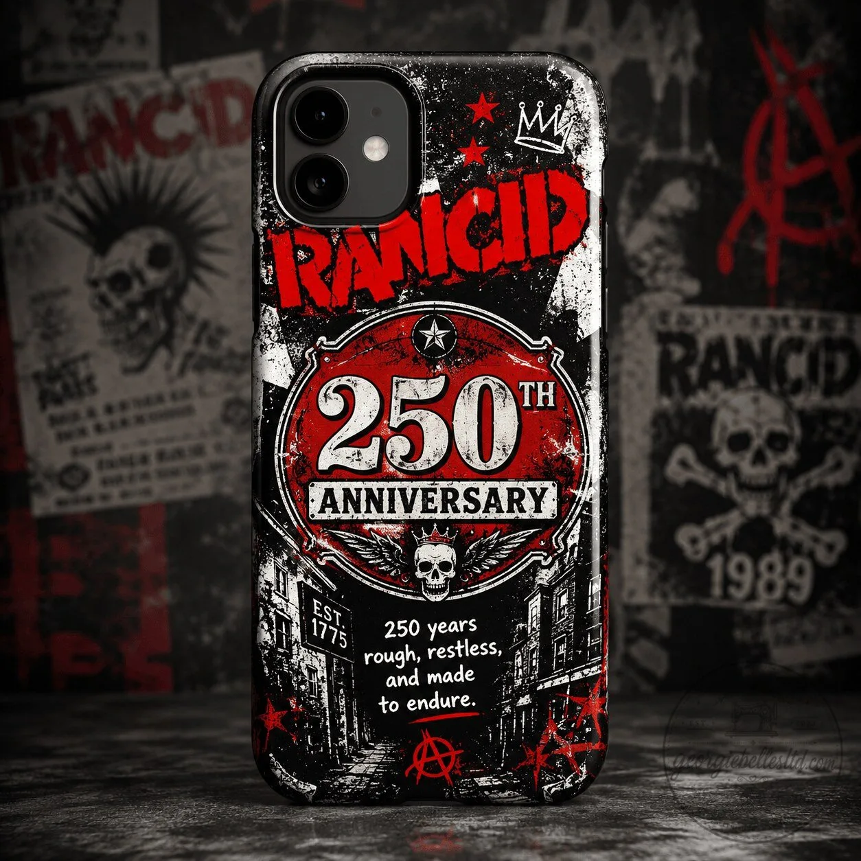 Rancid 250th Anniversary Punk Rock Phone Case for iPhone and Android