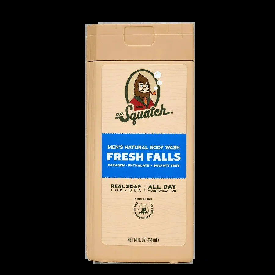 Dr. Squatch Fresh Falls Men's Natural Body Wash 14 fl oz
