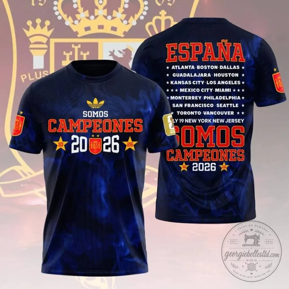 2026 World Cup Soccer Jersey for Spain National Football Team - Somos Campeones