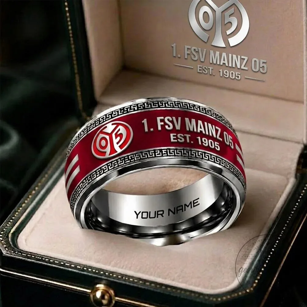 1. FSV Mainz 05 Bundesliga Football Club Personalized Ring Gift
