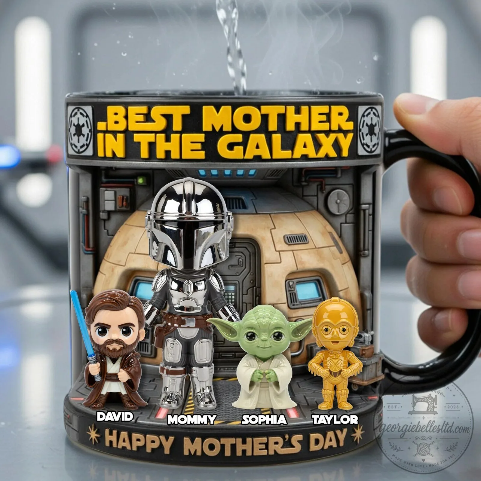 Star Wars Best Mother In The Galaxy Personalized Coffee Mug