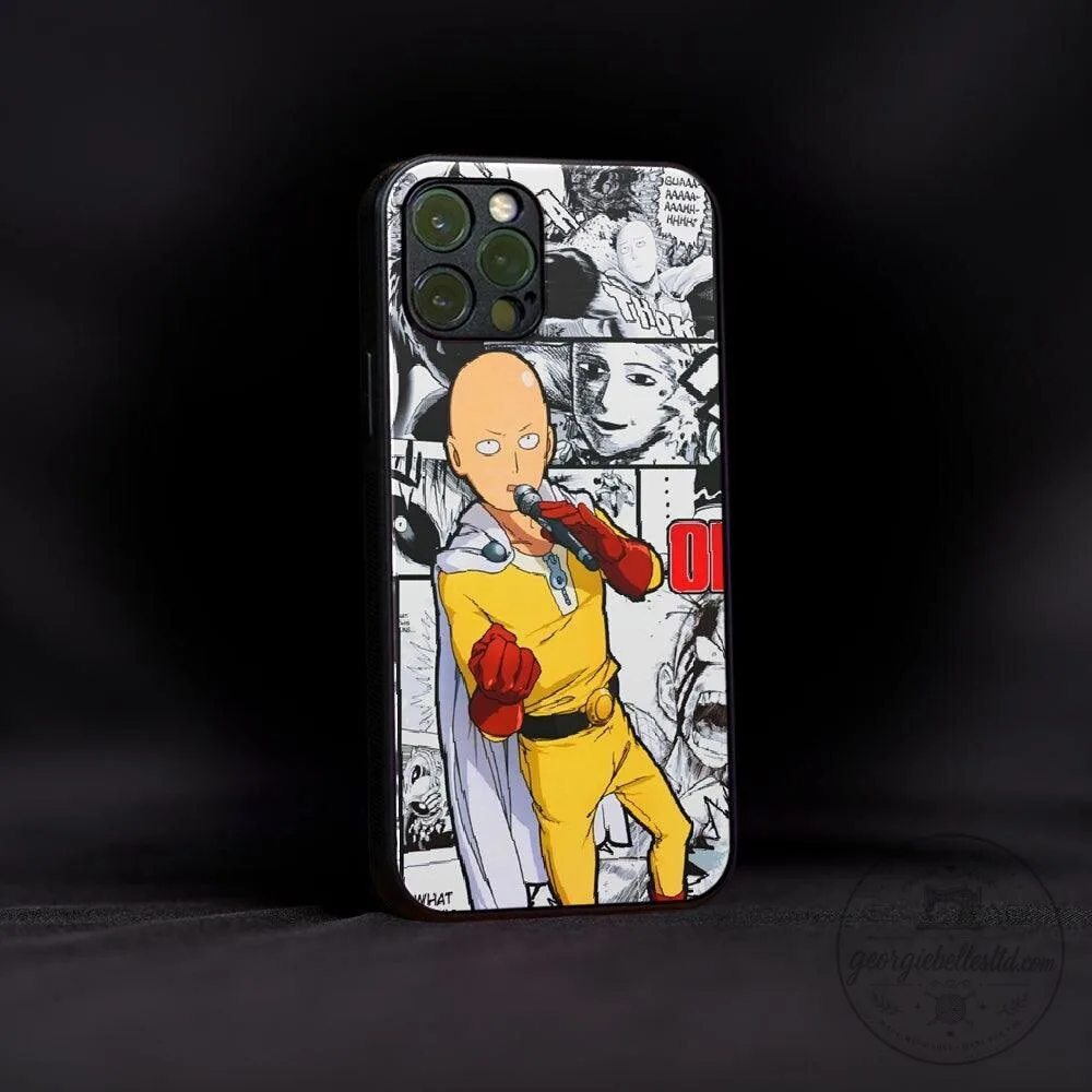 One-Punch Man Saitama Anime Manga Collage Phone Case