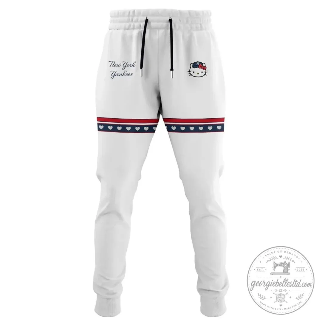 New York Yankees Hello Kitty Game Night Hoodie 5 New York Yankees Hello Kitty Game Night Hoodie