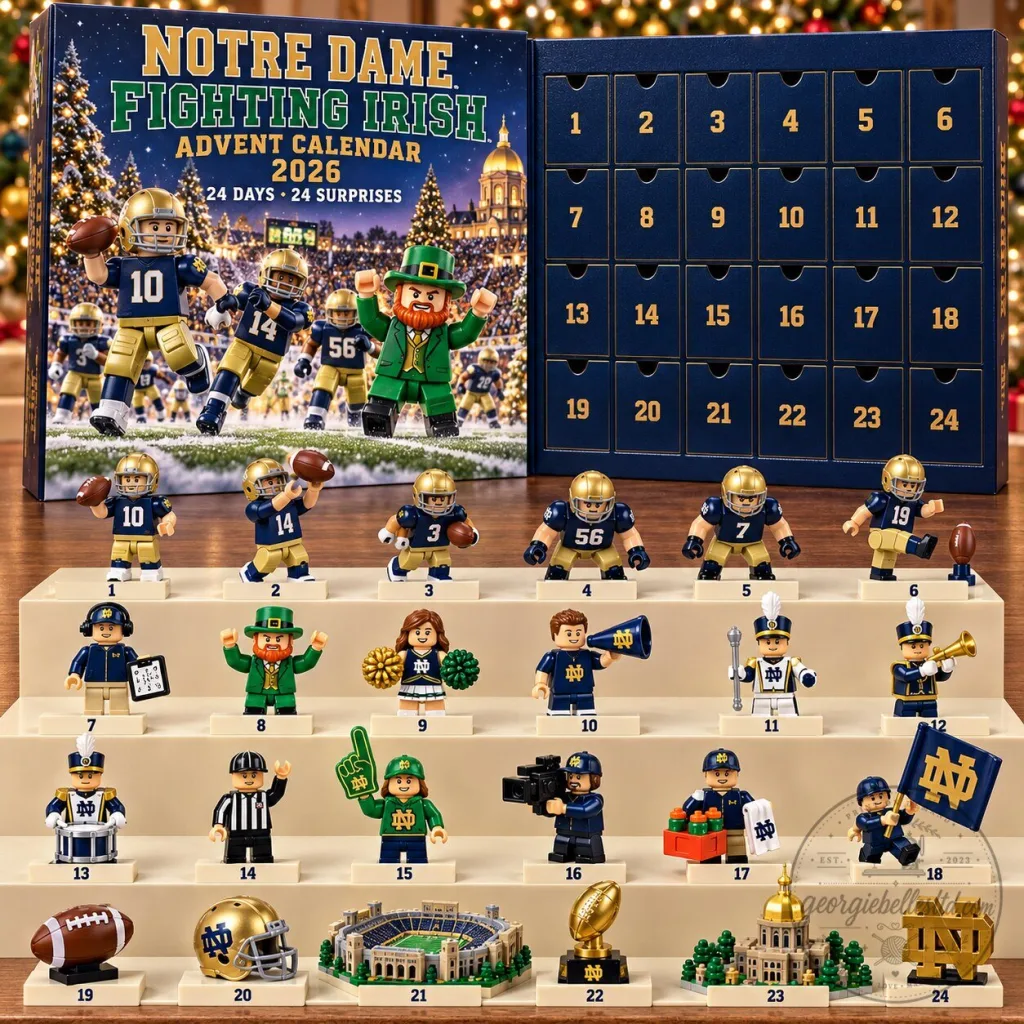 Notre Dame Fighting Irish Football 2026 Advent Calendar with 24 Surprises Notre Dame Fighting Irish Football 2026 Advent Calendar with 24 Surprises