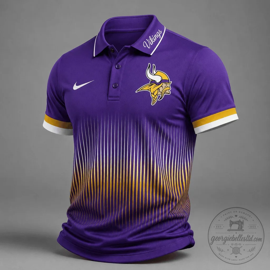Minnesota Vikings Purple Performance Polo Shirt Minnesota Vikings Purple Performance Polo Shirt