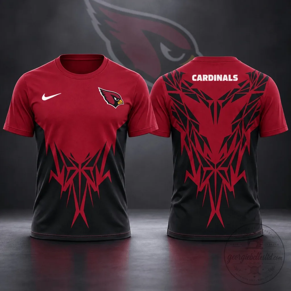 Arizona Cardinals NFL Fan Shirt Tribal Graphic Team Sports Apparel Arizona Cardinals NFL Fan Shirt Tribal Graphic Team Sports Apparel