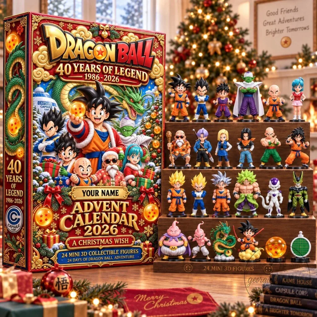 Dragon Ball Z 40 Years of Legend 2026 Christmas Advent Calendar with 24 Mini Figures Dragon Ball Z 40 Years of Legend 2026 Christmas Advent Calendar with 24 Mini Figures