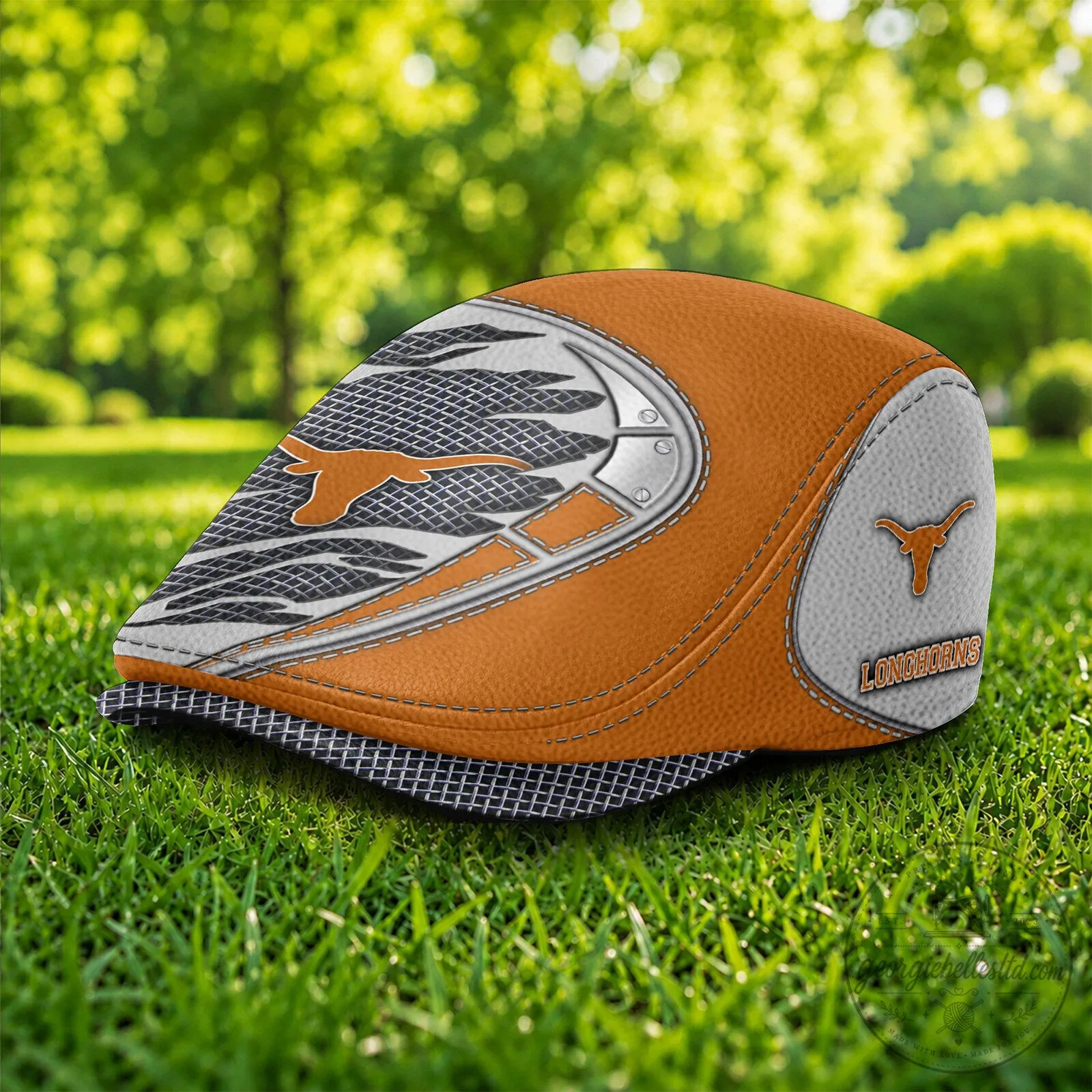 Texas Longhorns NCAA University of Texas at Austin Golf Flat Cap Hat