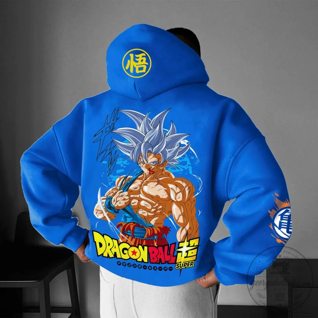 Dragon Ball Super Goku Ultra Instinct Anime Graphic Hoodie Dragon Ball Super Goku Ultra Instinct Anime Graphic Hoodie