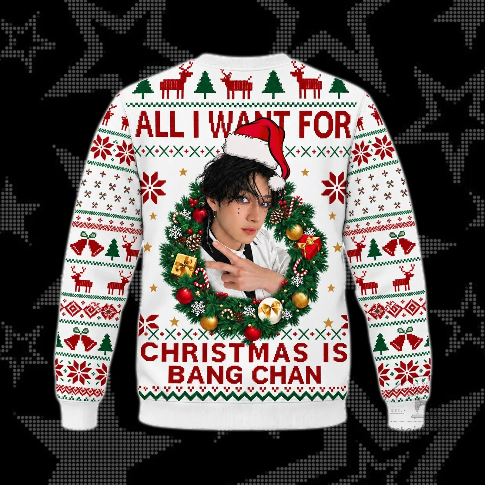 All I Want For Christmas Is Bang Chan Ugly Christmas Sweater 4 All I Want For Christmas Is Bang Chan Ugly Christmas Sweater