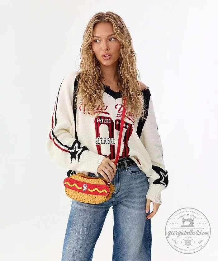 San Francisco Giants Hot Dog Crossbody Bag 11 San Francisco Giants Hot Dog Crossbody Bag
