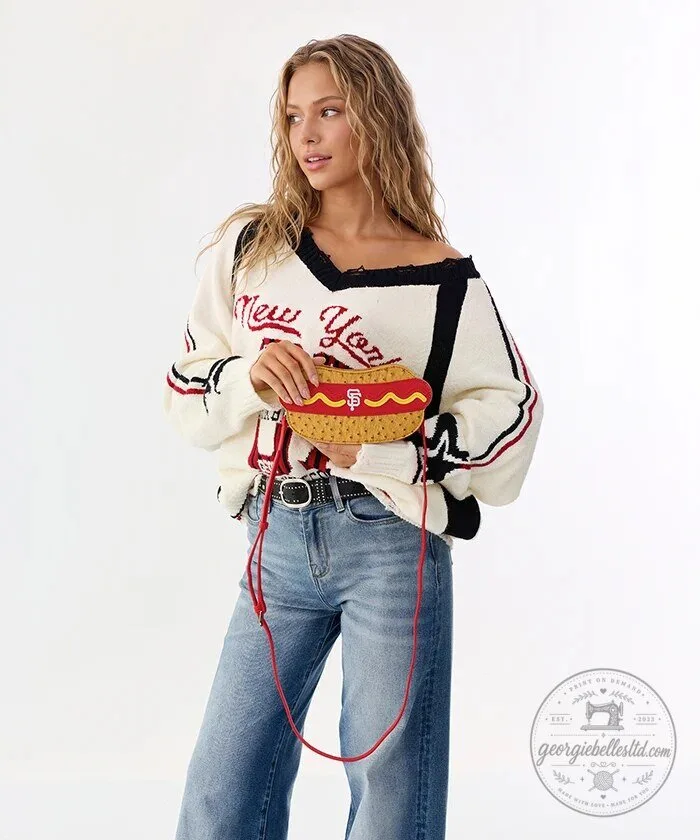 San Francisco Giants Hot Dog Crossbody Bag 13 San Francisco Giants Hot Dog Crossbody Bag