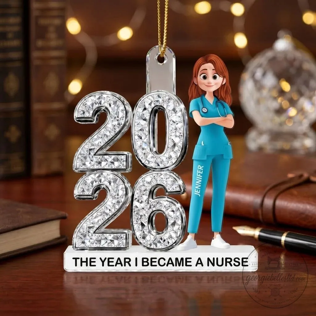 Personalized Nurse Graduation Christmas Tree Ornament 7 Personalized Nurse Graduation Christmas Tree Ornament