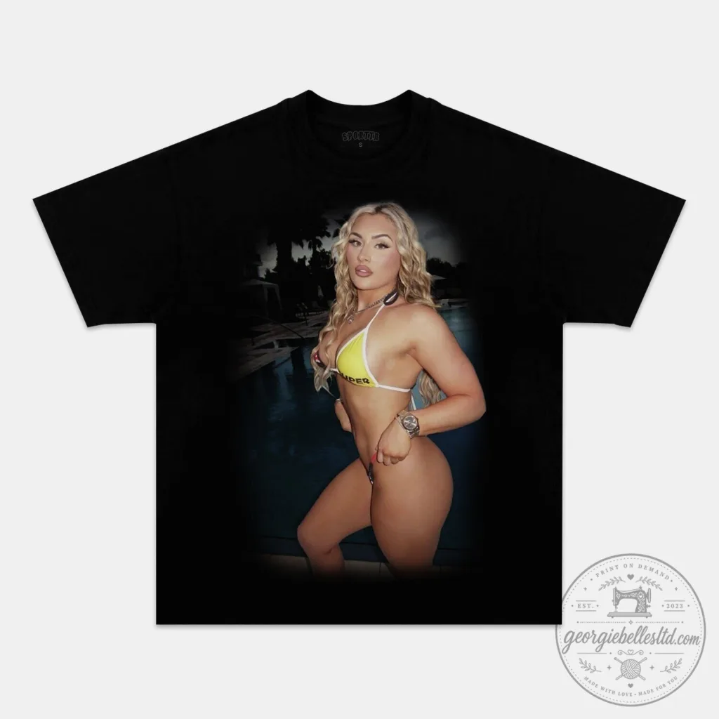 Tiffany Stratton Blonde Bombshell Black Graphic T-Shirt Tiffany Stratton Blonde Bombshell Black Graphic T-Shirt