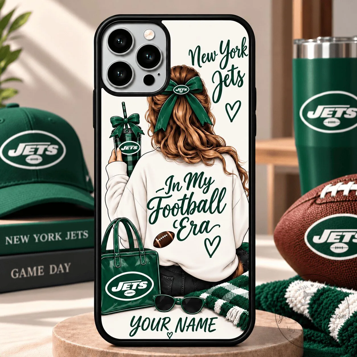 New York Jets Football Era Personalized Phone Case