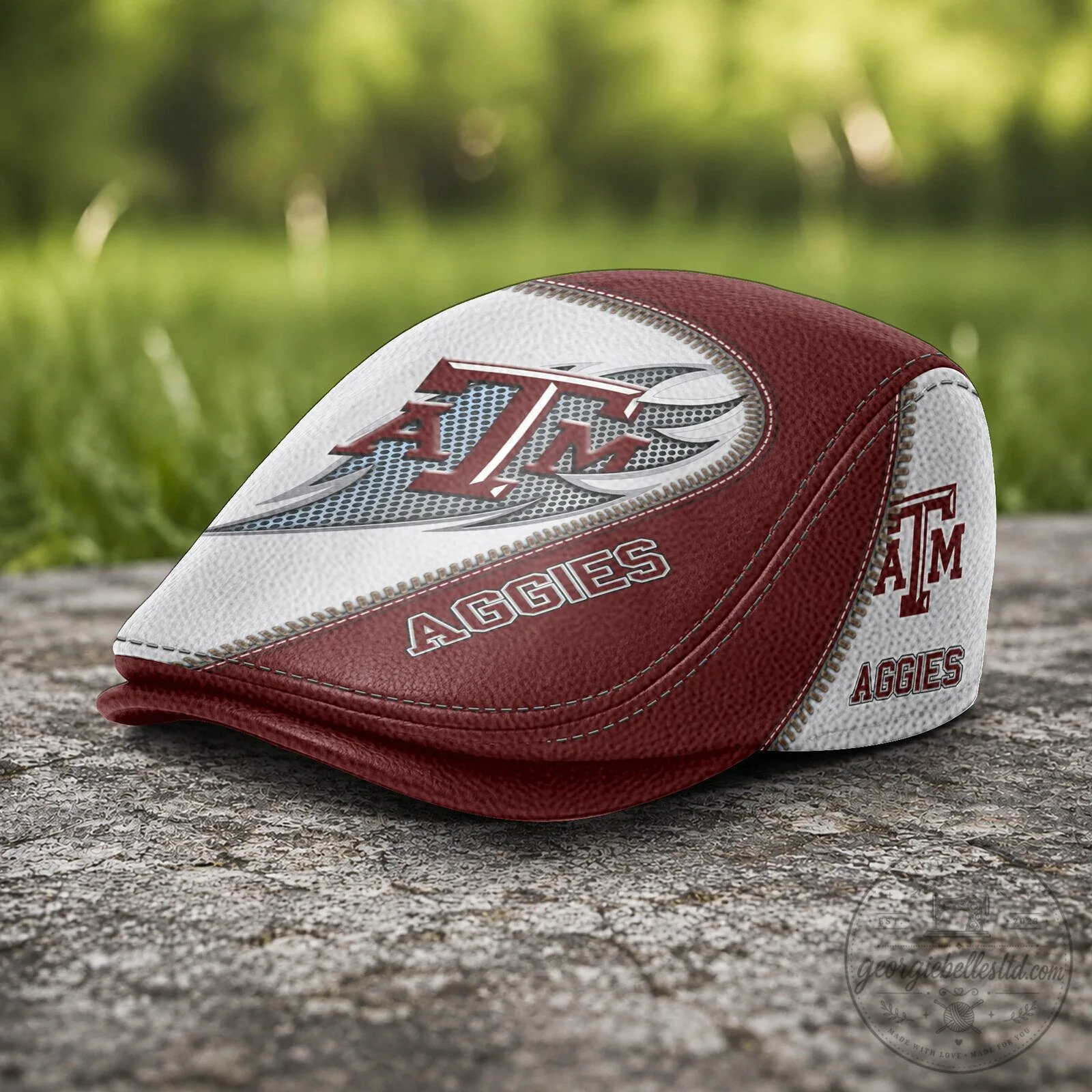Texas A&M Aggies NCAA Football Team Logo Flat Cap Hat 5 Texas A&M Aggies NCAA Football Team Logo Flat Cap Hat