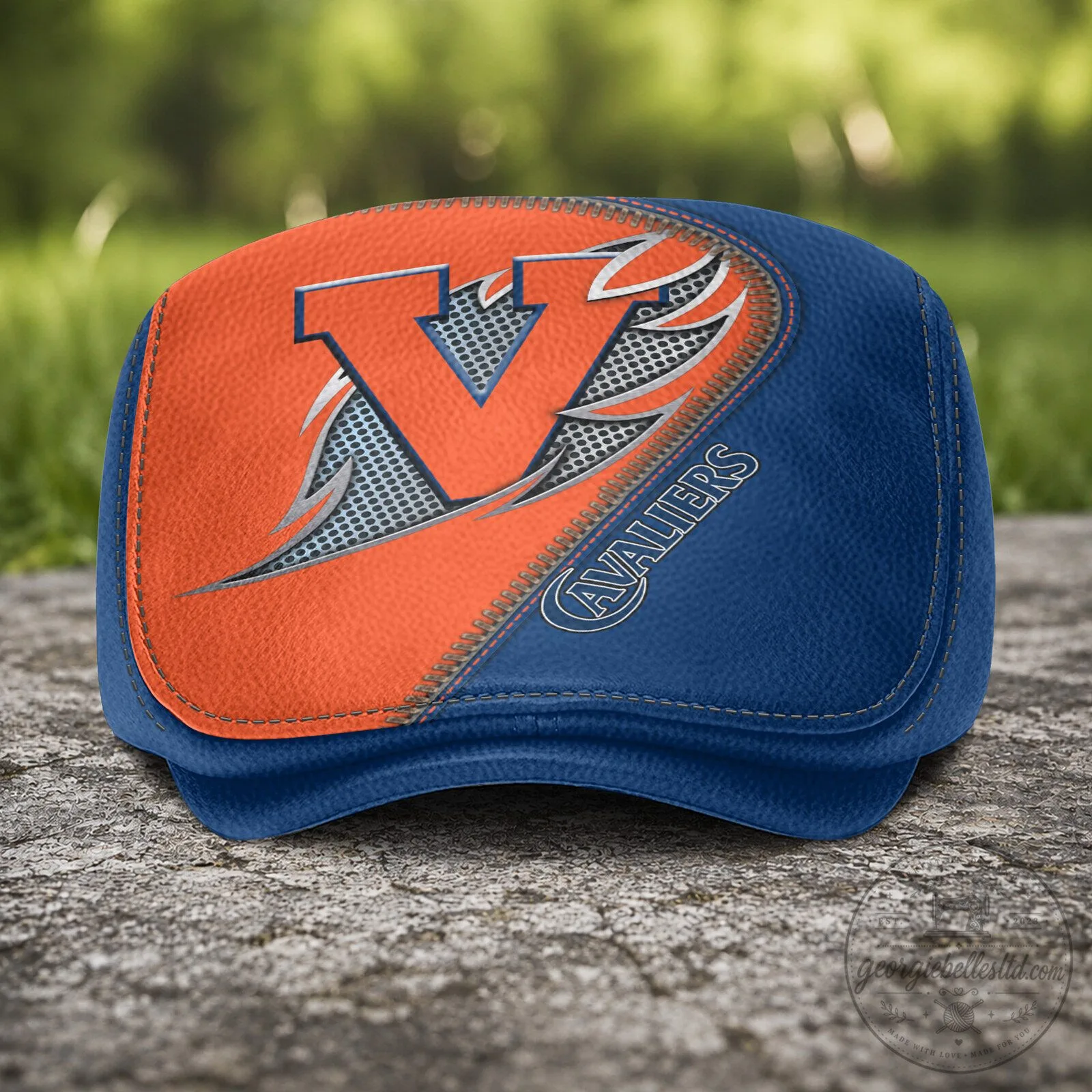 Virginia Cavaliers NCAA Golf Flat Cap Hat 6 Virginia Cavaliers NCAA Golf Flat Cap Hat