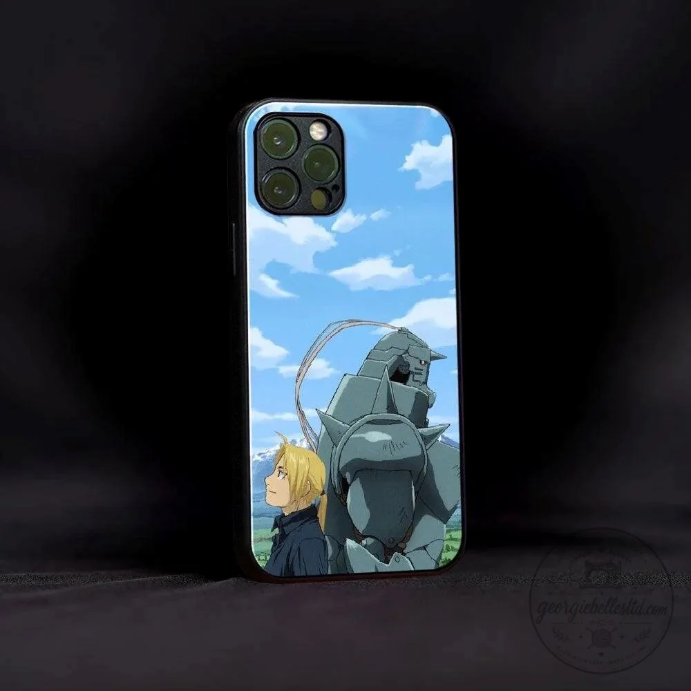 Edward and Alphonse Elric Anime Phone Case from Fullmetal Alchemist Series