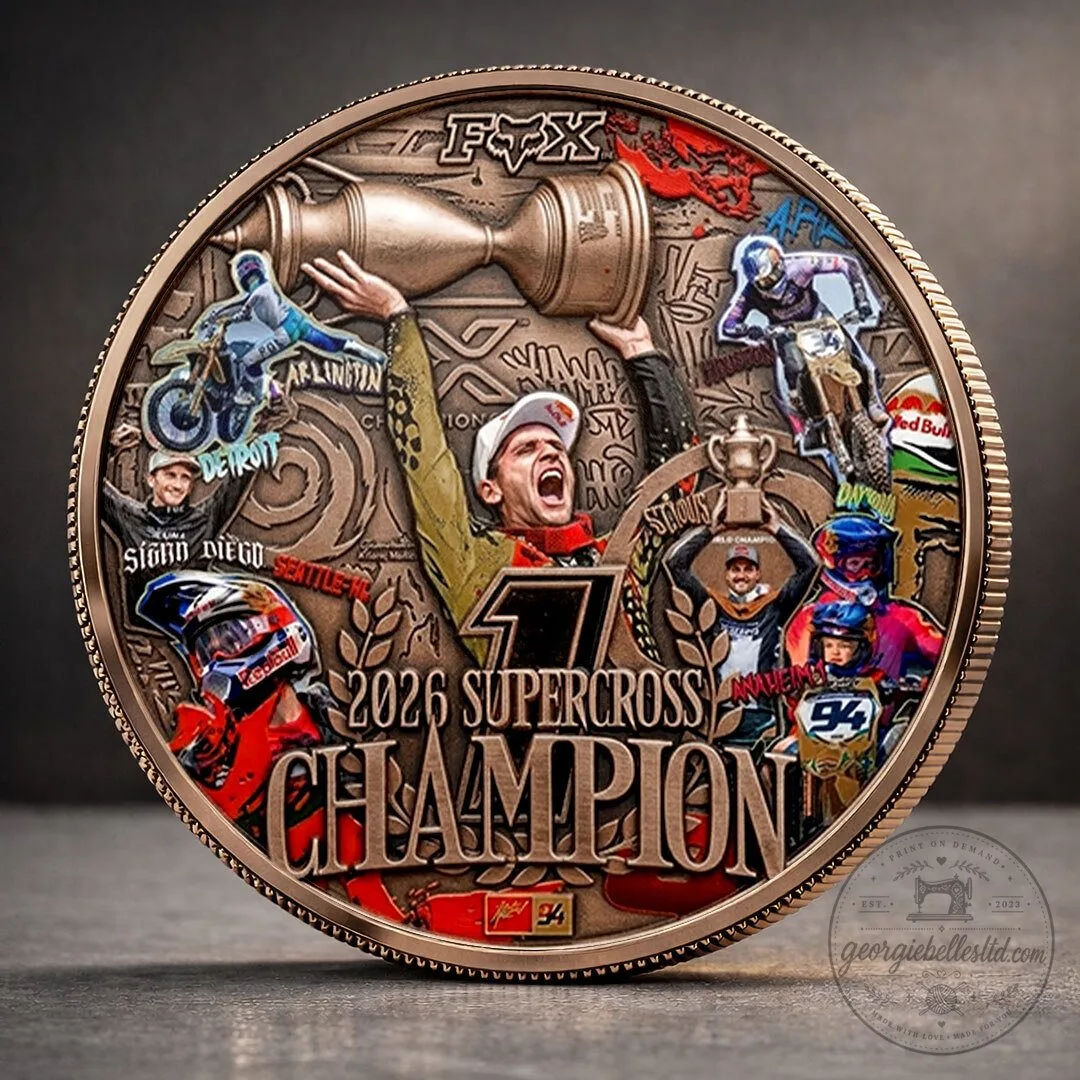 Ken Roczen 2026 Supercross Champion Commemorative Coin 7 Ken Roczen 2026 Supercross Champion Commemorative Coin