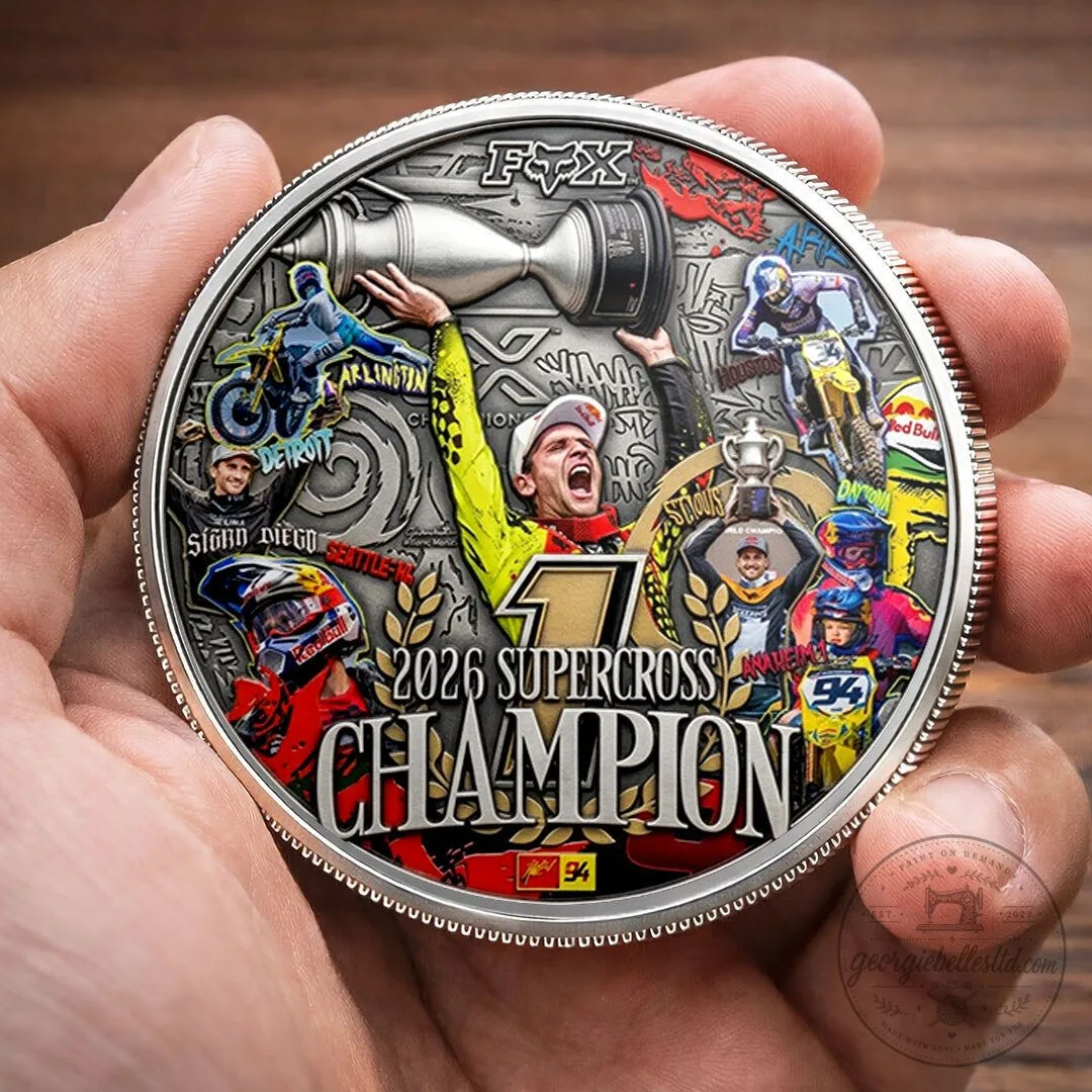 Ken Roczen 2026 Supercross Champion Commemorative Coin 8 Ken Roczen 2026 Supercross Champion Commemorative Coin