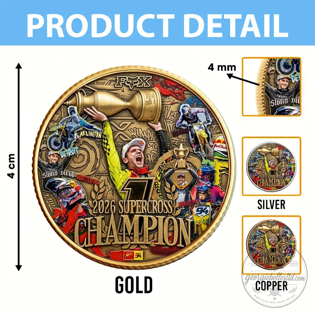 Ken Roczen 2026 Supercross Champion Commemorative Coin 9 Ken Roczen 2026 Supercross Champion Commemorative Coin