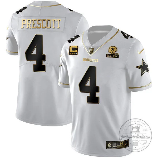 Limited Edition White Gold Vapor Jersey for Micah Parsons of the Dallas Cowboys 22 Limited Edition White Gold Vapor Jersey for Micah Parsons of the Dallas Cowboys