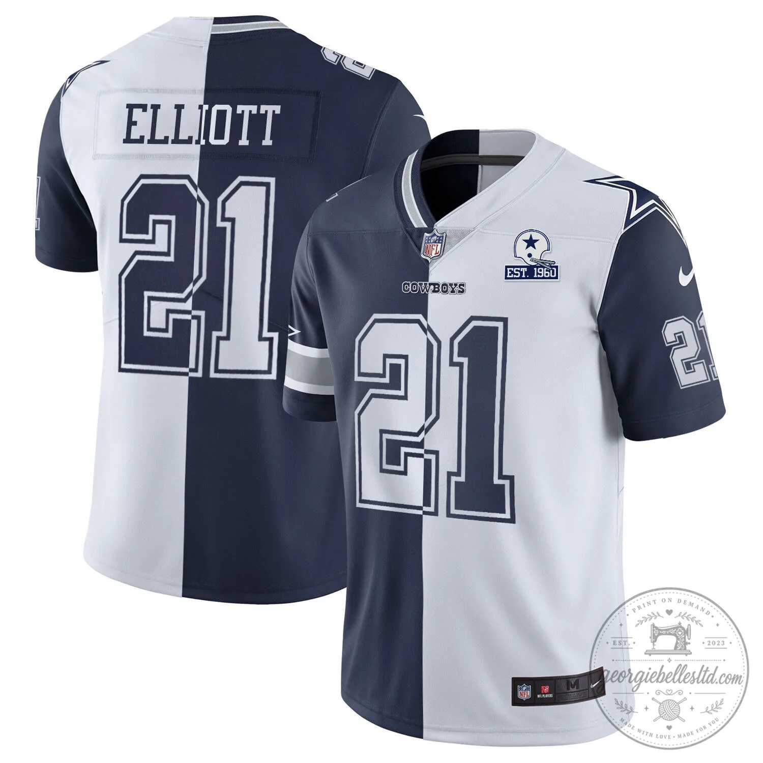 Limited Edition White Gold Vapor Jersey for Micah Parsons of the Dallas Cowboys 40 Limited Edition White Gold Vapor Jersey for Micah Parsons of the Dallas Cowboys