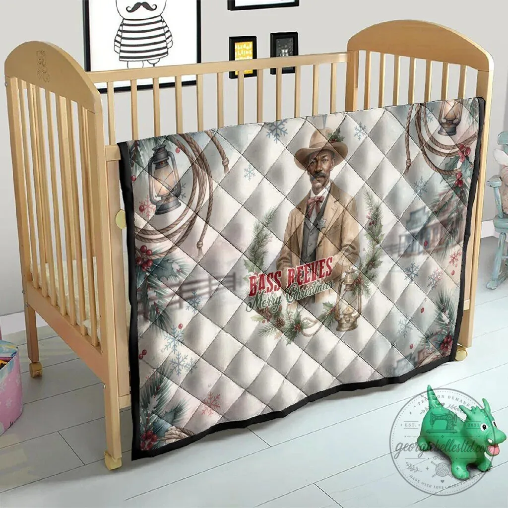 Bass Reeves Merry Christmas Quilt Old West Deputy Lawman Winter Holiday Blanket 10 Bass Reeves Merry Christmas Quilt Old West Deputy Lawman Winter Holiday Blanket