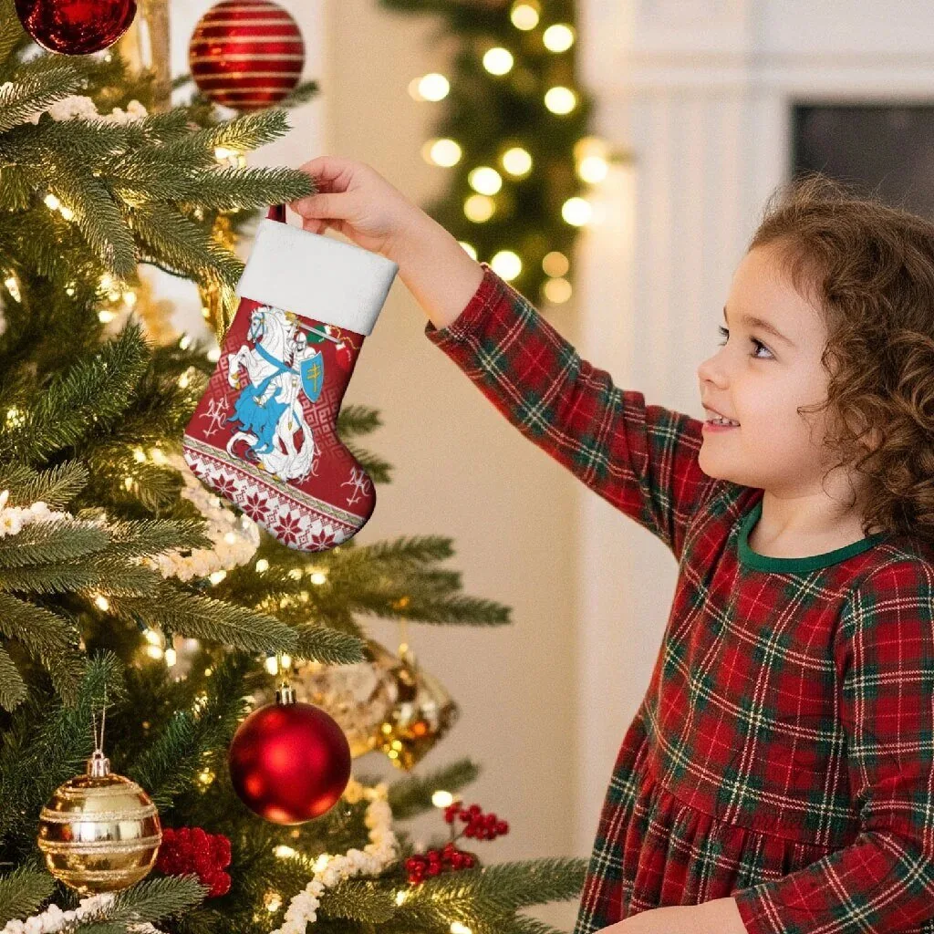 Lithuanian Vytis Christmas Stocking Festive Holiday Decor 6 Lithuanian Vytis Christmas Stocking Festive Holiday Decor