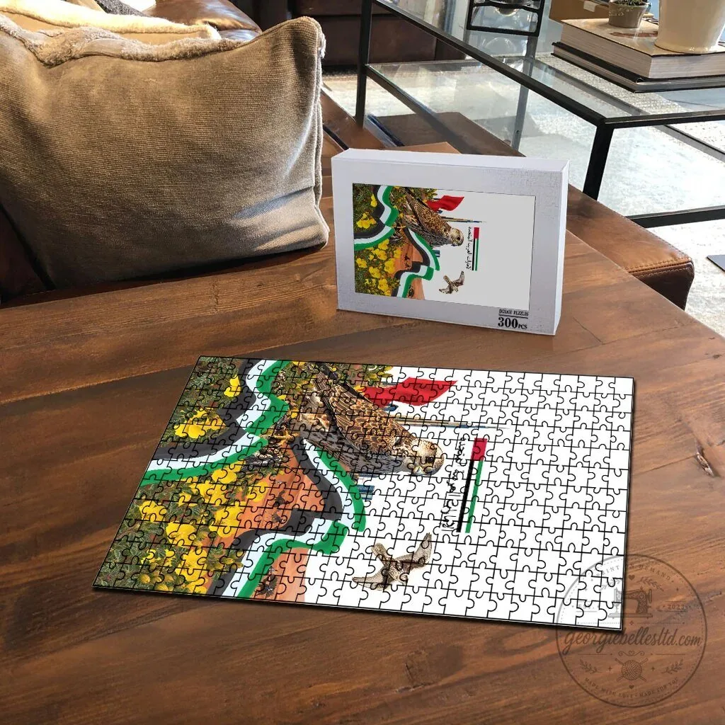 United Arab Emirates National Day Falcon and Burj Khalifa Jigsaw Puzzle 9 United Arab Emirates National Day Falcon and Burj Khalifa Jigsaw Puzzle