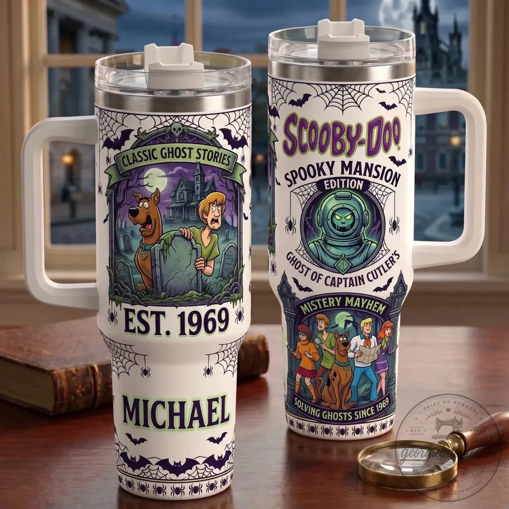 Scooby-Doo Spooky Mansion Mystery Mayhem Personalized Tumbler Scooby-Doo Spooky Mansion Mystery Mayhem Personalized Tumbler