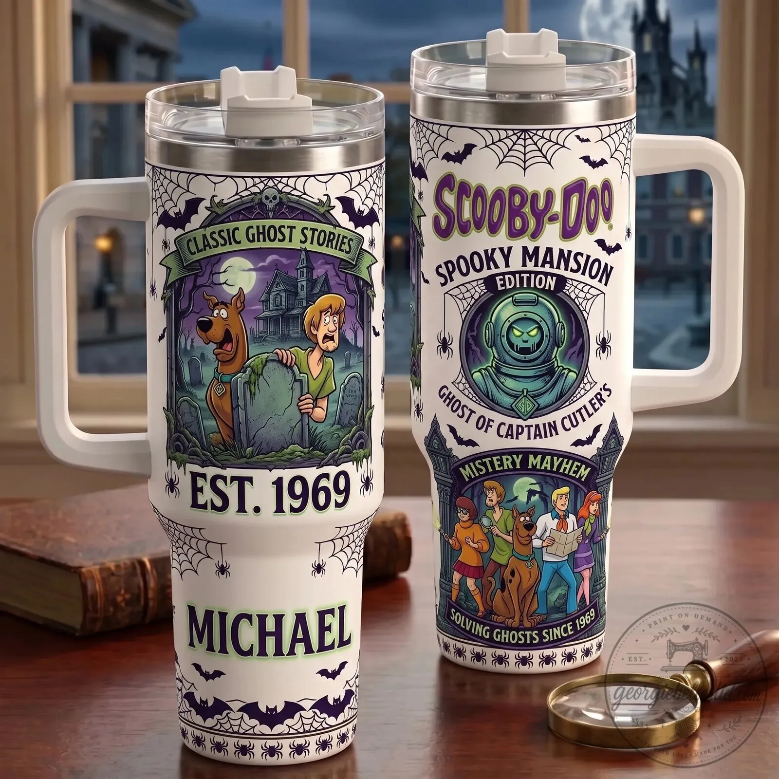 Scooby-Doo Spooky Mansion Mystery Mayhem Personalized Tumbler
