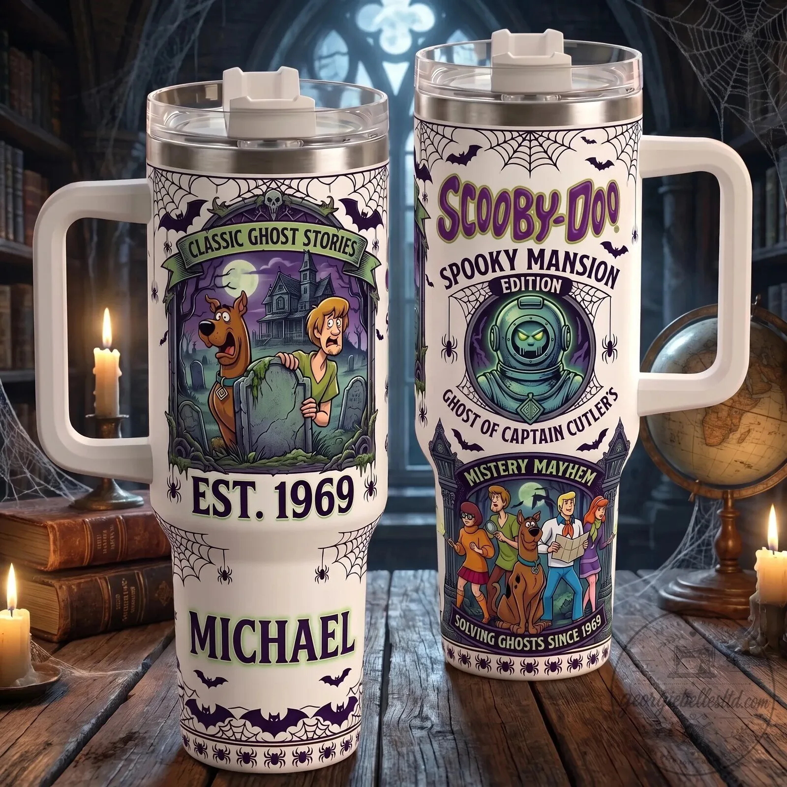 Scooby-Doo Spooky Mansion Mystery Mayhem Personalized Tumbler 3 Scooby-Doo Spooky Mansion Mystery Mayhem Personalized Tumbler
