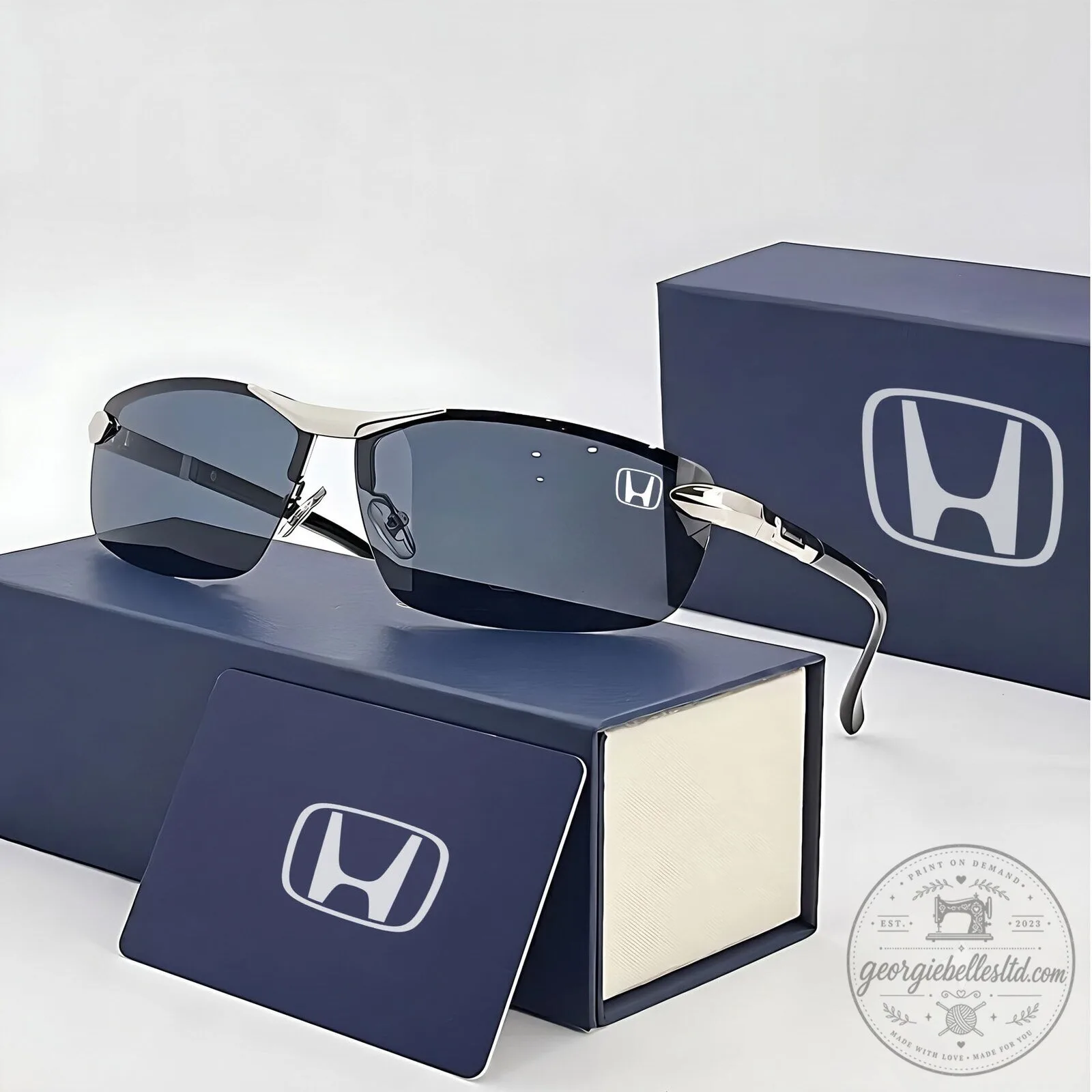 Honda Sport Design Polarized Men's Sunglasses with UV Protection