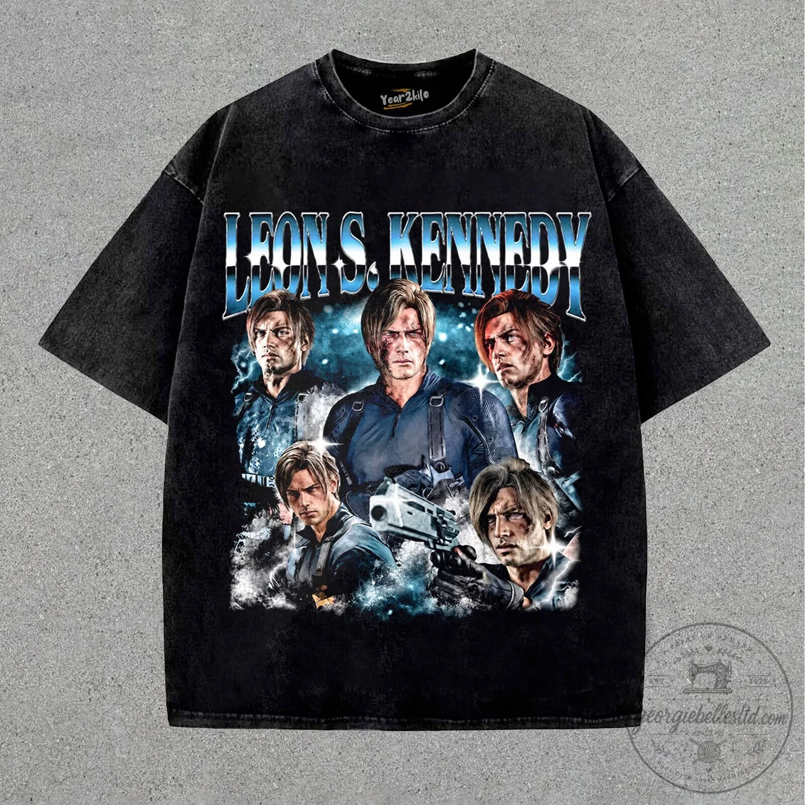 Leon S. Kennedy Resident Evil 4 Video Game Character T-Shirt 8 Leon S. Kennedy Resident Evil 4 Video Game Character T-Shirt