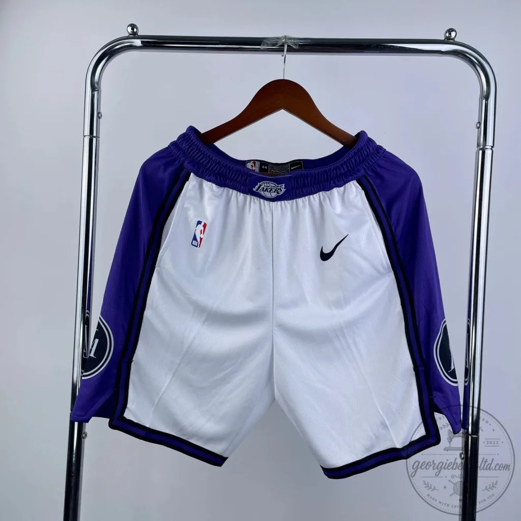 Los Angeles Lakers City Edition Basketball Shorts 2022-2023 Season Los Angeles Lakers City Edition Basketball Shorts 2022-2023 Season