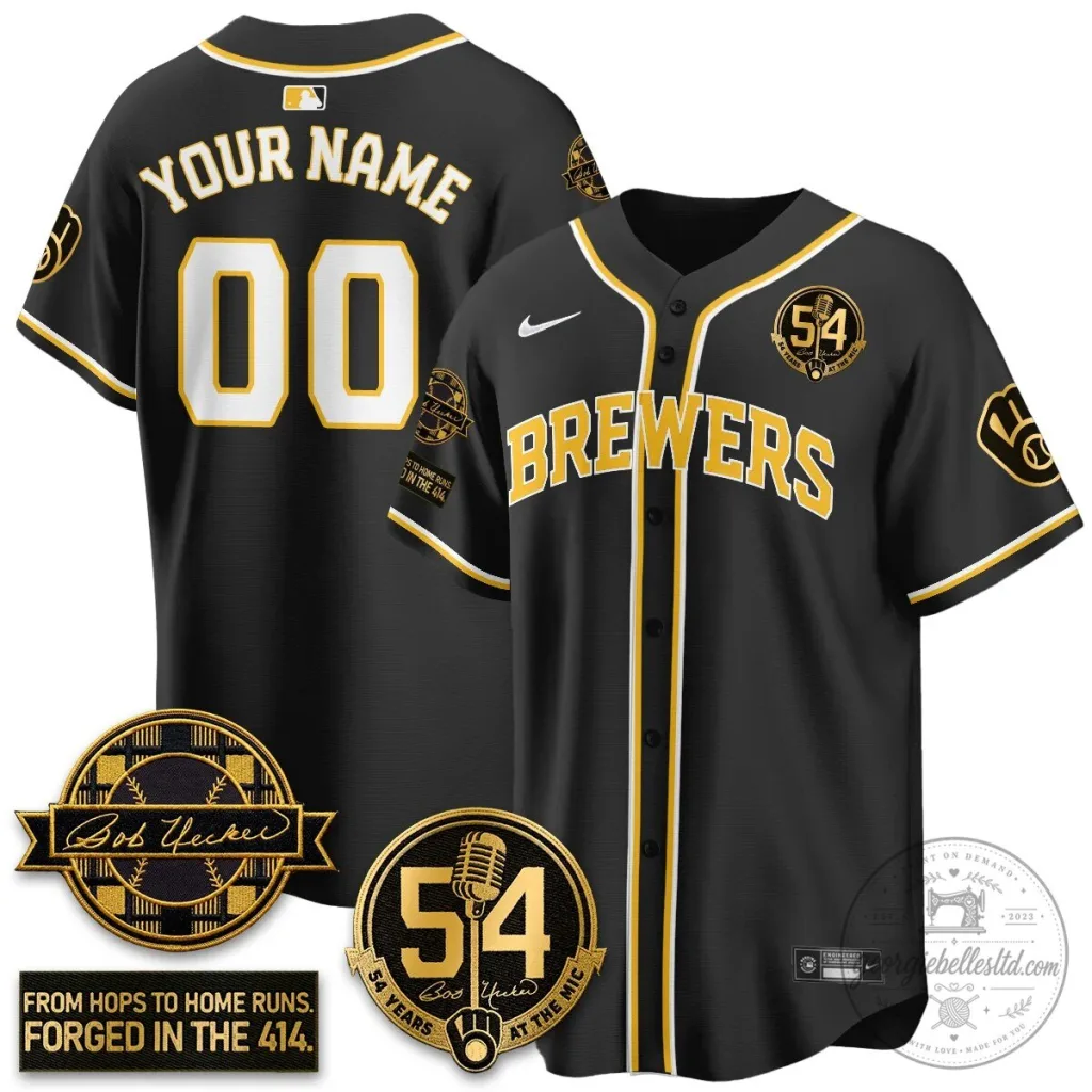 Milwaukee Brewers Black Out Style Limited Vapor Custom Baseball Jersey Milwaukee Brewers Black Out Style Limited Vapor Custom Baseball Jersey