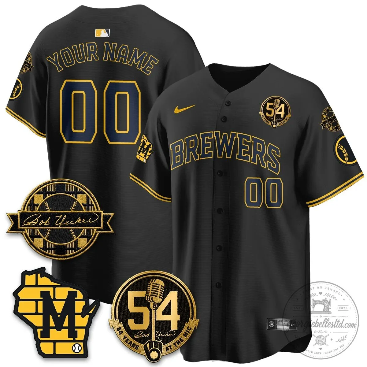 Milwaukee Brewers Black Out Style Limited Vapor Custom Baseball Jersey 4 Milwaukee Brewers Black Out Style Limited Vapor Custom Baseball Jersey